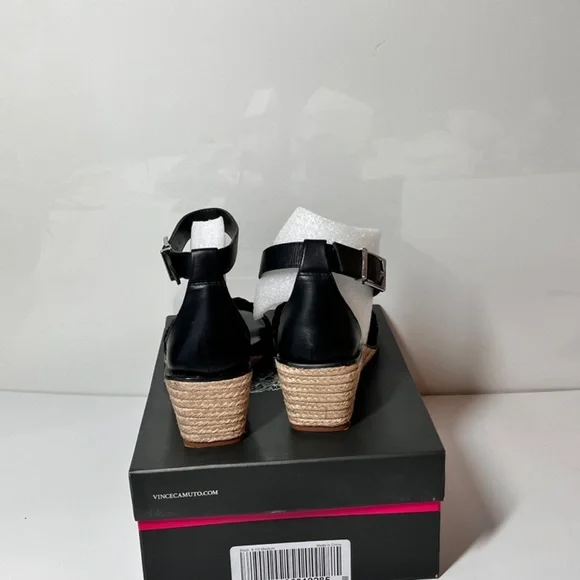 Vince Camuto Bretandi Adjustable Espadrille Wedge Sandals - Picture 3 of 4
